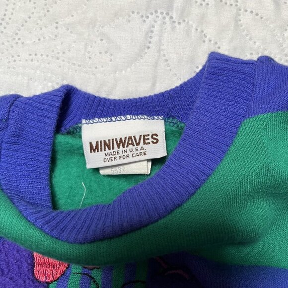 Miniwaves Vintage Puppy Sweater Size 4 - Picture 7 of 7